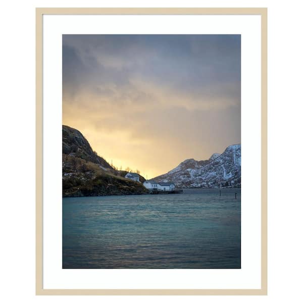 Amanti Art The Morning Glow II by Danny Head 33 in. W x 41 in. H. Wood Framed Wall Art Print Framed in Brown
