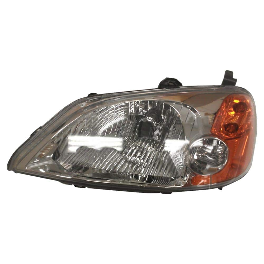 TYC Headlight Assembly 2003 Honda Civic 1.3L 20-5950-00-1 - The Home Depot