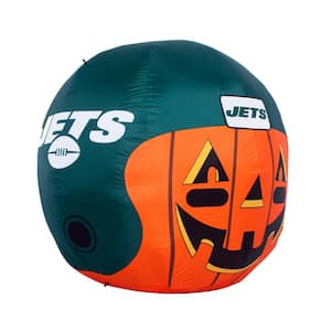 New York Jets Halloween Inflatable Jack-O' Helmet