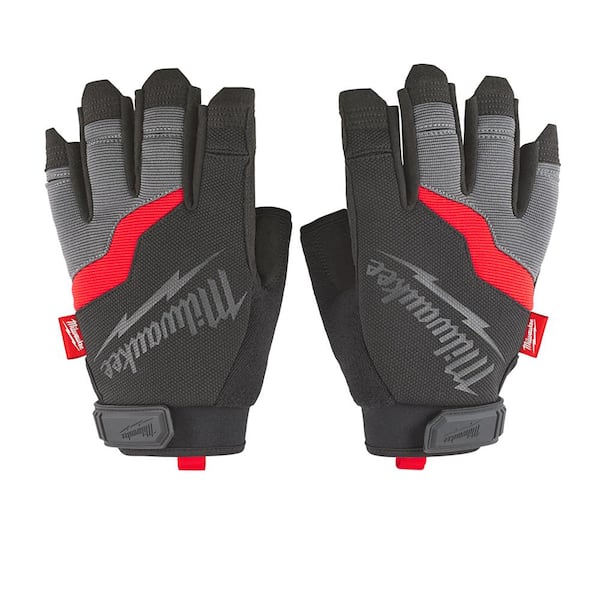 Milwaukee Medium Fingerless Work Gloves