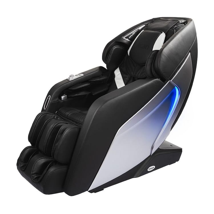 TITAN Acro HD Series Black Smart 3D Massage Chair with Body Scan, Voice Controls, Smart Learning, Bluetooth and Zero Gravity