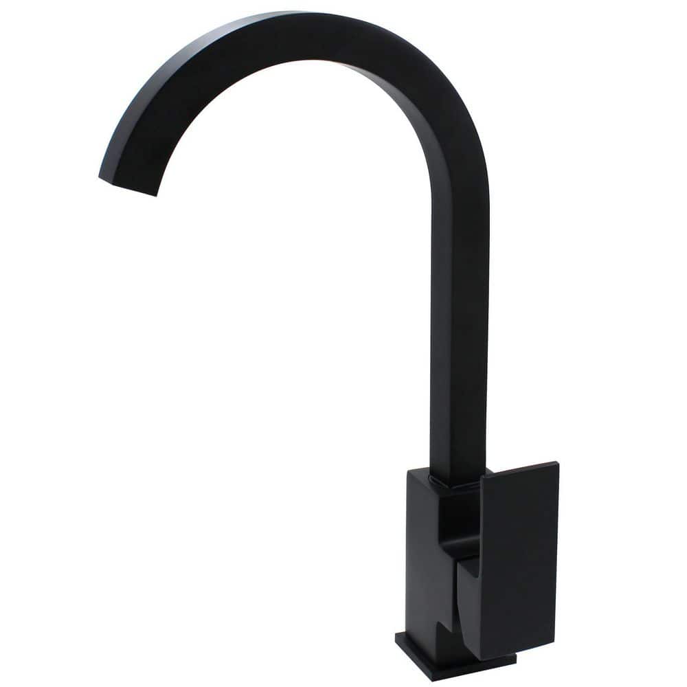 Novatto Reid Single Handle Bar Faucet with Square Spout in Matte Black NKFH08MB The Home Depot