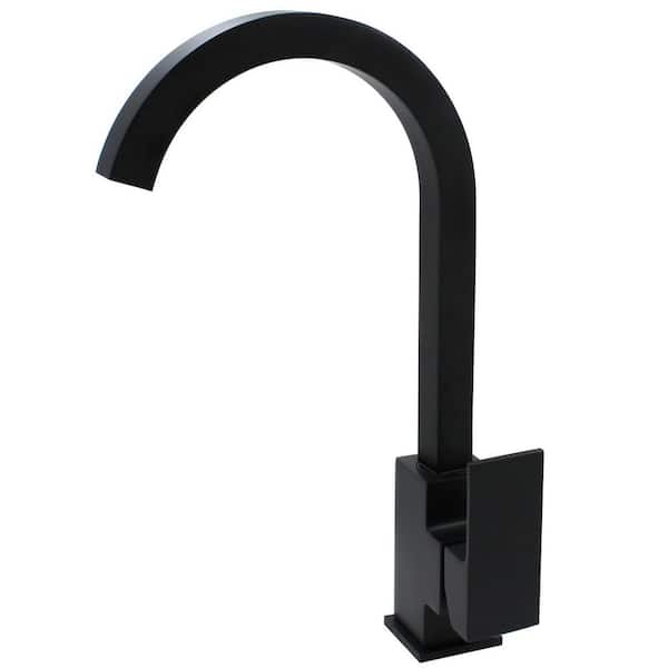 Reid Single Handle Bar Faucet with Square Spout in Matte Black