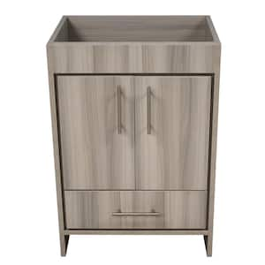 Rio 24 in. W x 19 in D x 34 in H Modern Bath Cabinet without Top in in Ash Gray