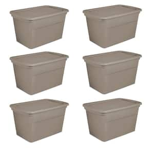 Iris Usa 4pack Small Plastic Stackable Lidded Storage Organizer Bins, Pearl  : Target