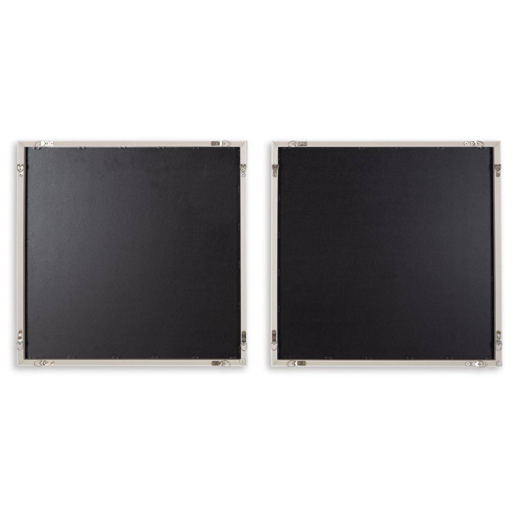 Breelen Blue and White Botanical Wall Art Set with Frames