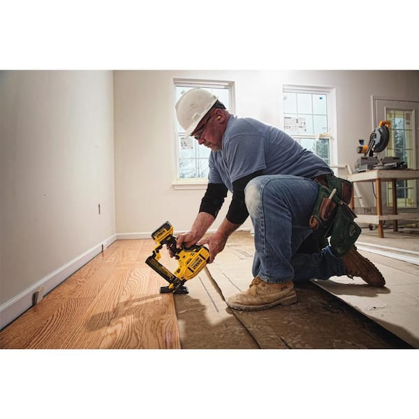 DEWALT 20V XR 18 Cordless Flooring Stapler - The Home Depot