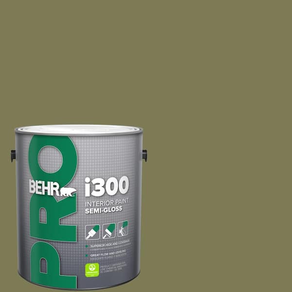 BEHR PRO 1 gal. #S370-6 Seaweed Salad Semi-Gloss Interior Paint