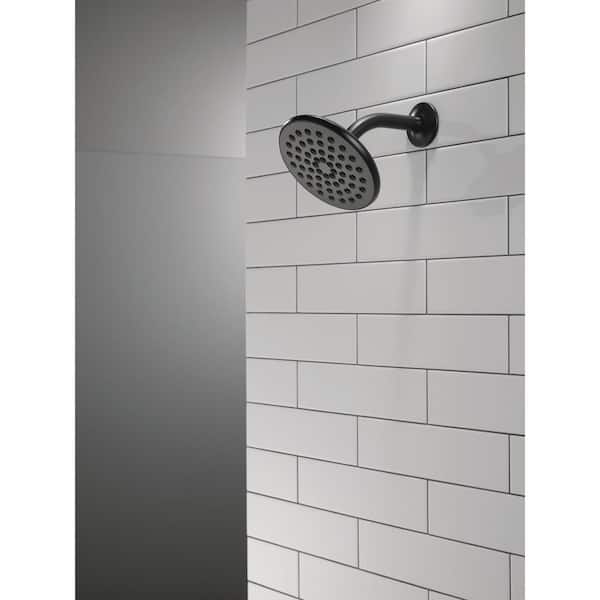 Delta 1-Spray Patterns 1.75 GPM 6.13 in. Wall Mount Fixed Shower