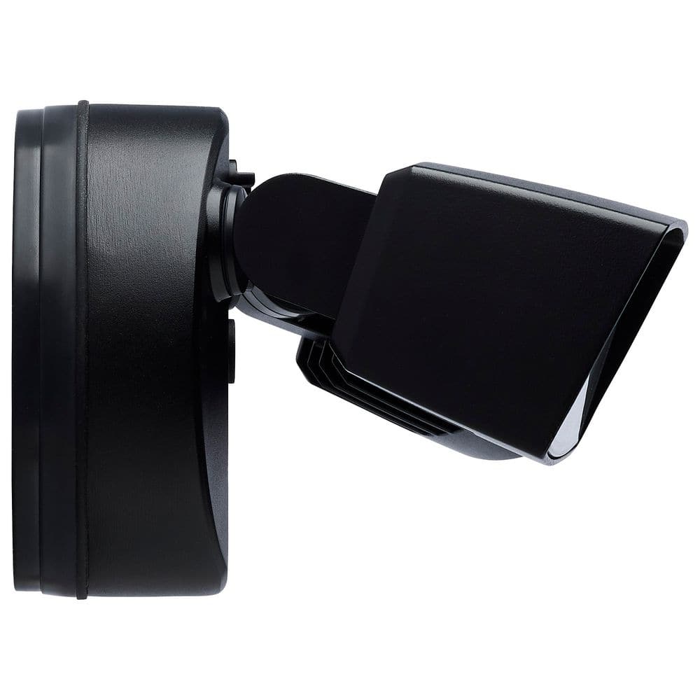 Black Dual Head LED Security Flood Light with Adjustable Brightness