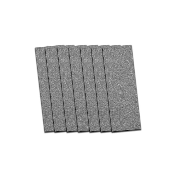 Natures Composites 3/8 in. x 5 in. x 5 3/4 ft. Composite Fence and Gate Picket - Square Top - Slate Grey (7-Pack)