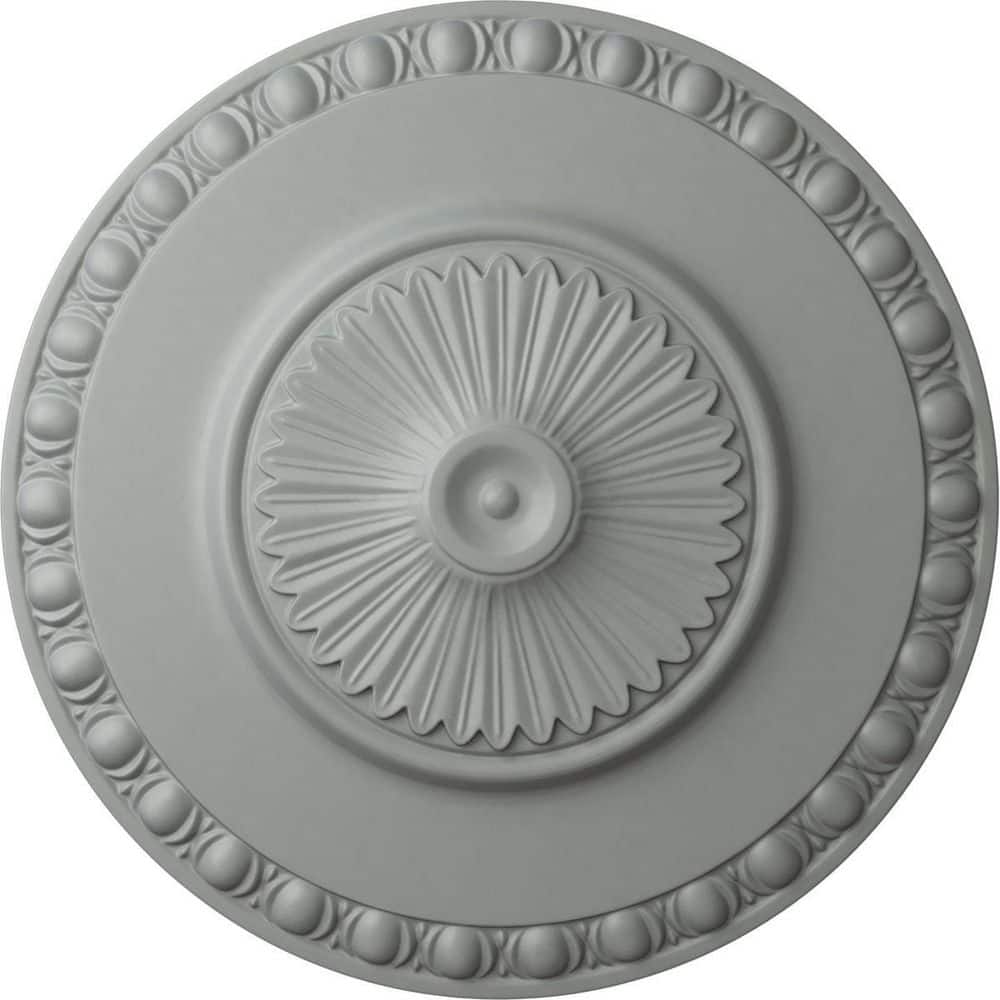 Primed White Polyurethane Lyon Ceiling Medallion 23.5"