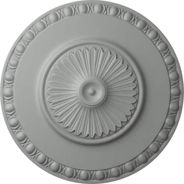 23-1/2" x 3-1/4" Lyon Urethane Ceiling Medallion (Fits Canopies upto 3-5/8"), Primed White