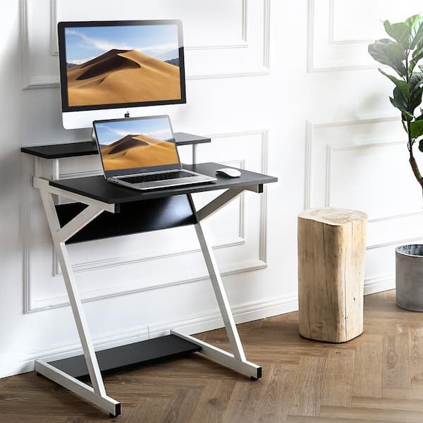 FITUEYES Clear Monitor Riser Save Space Desktop Stand avec pied