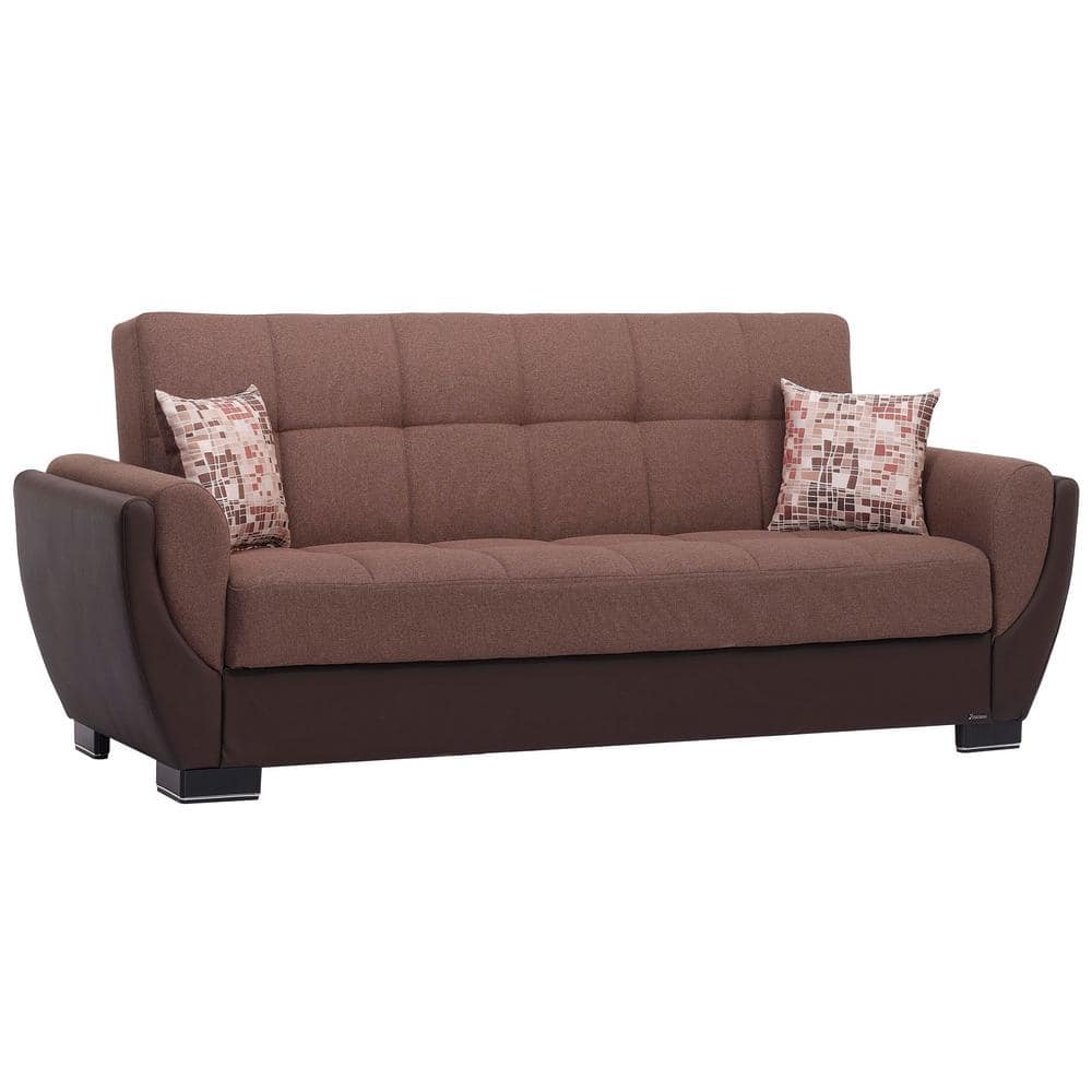 Reviews for Ottomanson Basics Air Collection Convertible 87 in. Brown