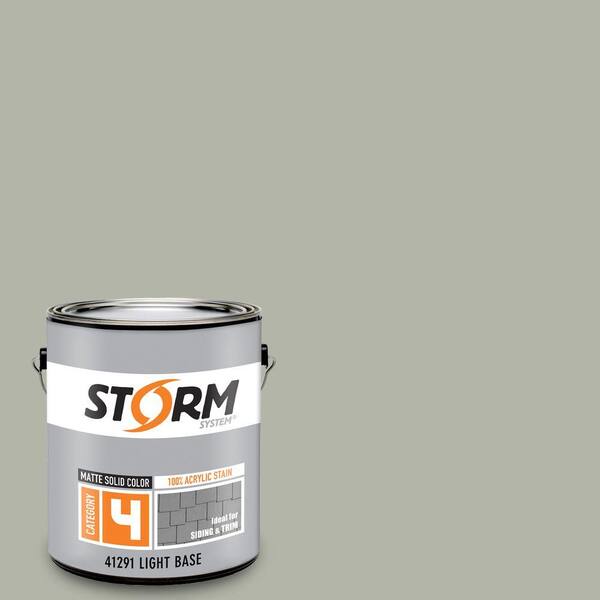 Storm System Category 4 1 gal. Granite State Matte Exterior Wood Siding 100% Acrylic Stain