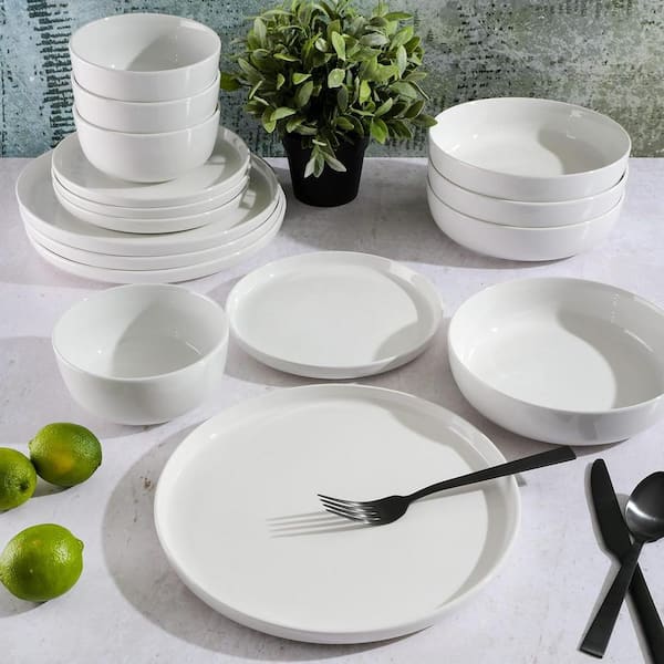 Villeroy & Boch For Me White Dinnerware Set (16-Piece) 1041537277 - The  Home Depot