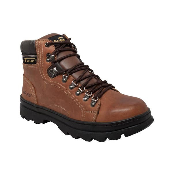 Men's Wide 10 Brown Crazy Horse Leather Hiker Boot