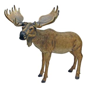 18 in. H The Moose Is Loose Statue