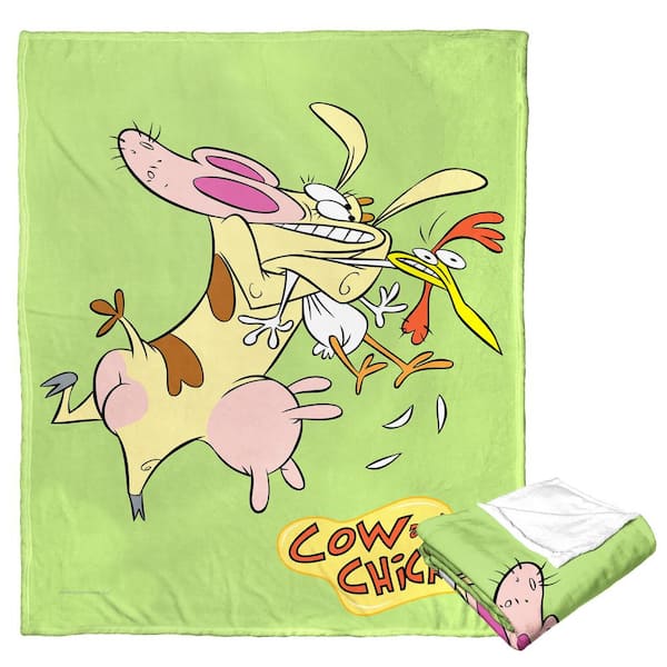 THE NORTHWEST GROUP Cartoon Network's Cow and Chicken Silk Touch Throw ...