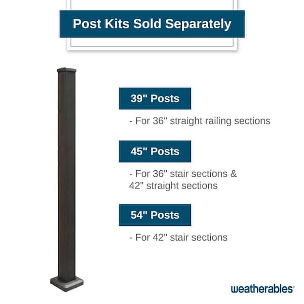 Weatherables Stanford 36 in. H x 72 in. W Textured Black Aluminum Weatherables Stanford 36 in. H x 72 in. W Textured Black Aluminum