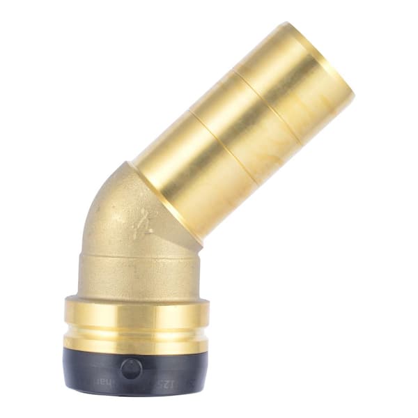 SharkBite 1-1/2 in. Push-to-Connect Brass 45-Degree Street Elbow Fitting