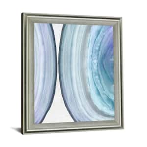 28 in. x 34 in. ENDLESS BLUE I BY EVA WATTS (Mirror Framed)