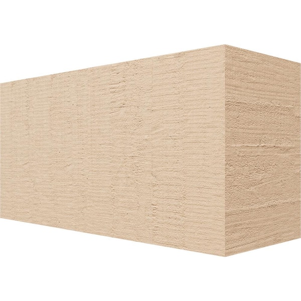 Ekena Millwork 6-in. x 8-in. x 16-in. Block Woodgrain, Primed Tan Timberthane Polyurethane Rafter Tail Brace