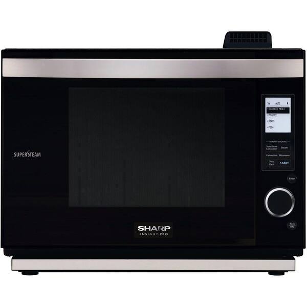Sharp Pro Series 1.0 cu. ft. Countertop Convection Microwave in Black with Sensor Cooking-DISCONTINUED