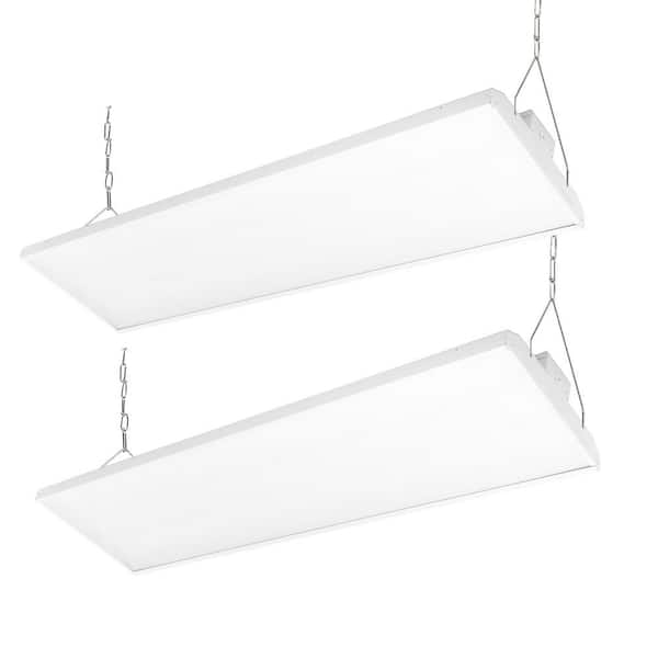 4 ft. White 40500 Lumens 1000-Watt Equivalent Integrated LED Dimmable Linear High Bay Light, 5000K Dayllight(2-Pack)