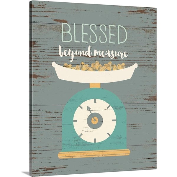 GreatBigCanvas "Blessed Beyond Measure" by Jo Moulton Canvas Wall Art