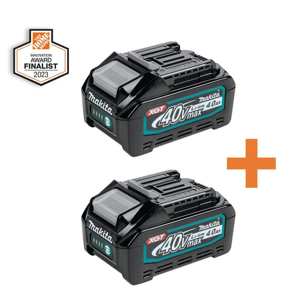 Makita 40V Max XGT 4.0Ah Battery and 40V Max XGT 4.0Ah Battery