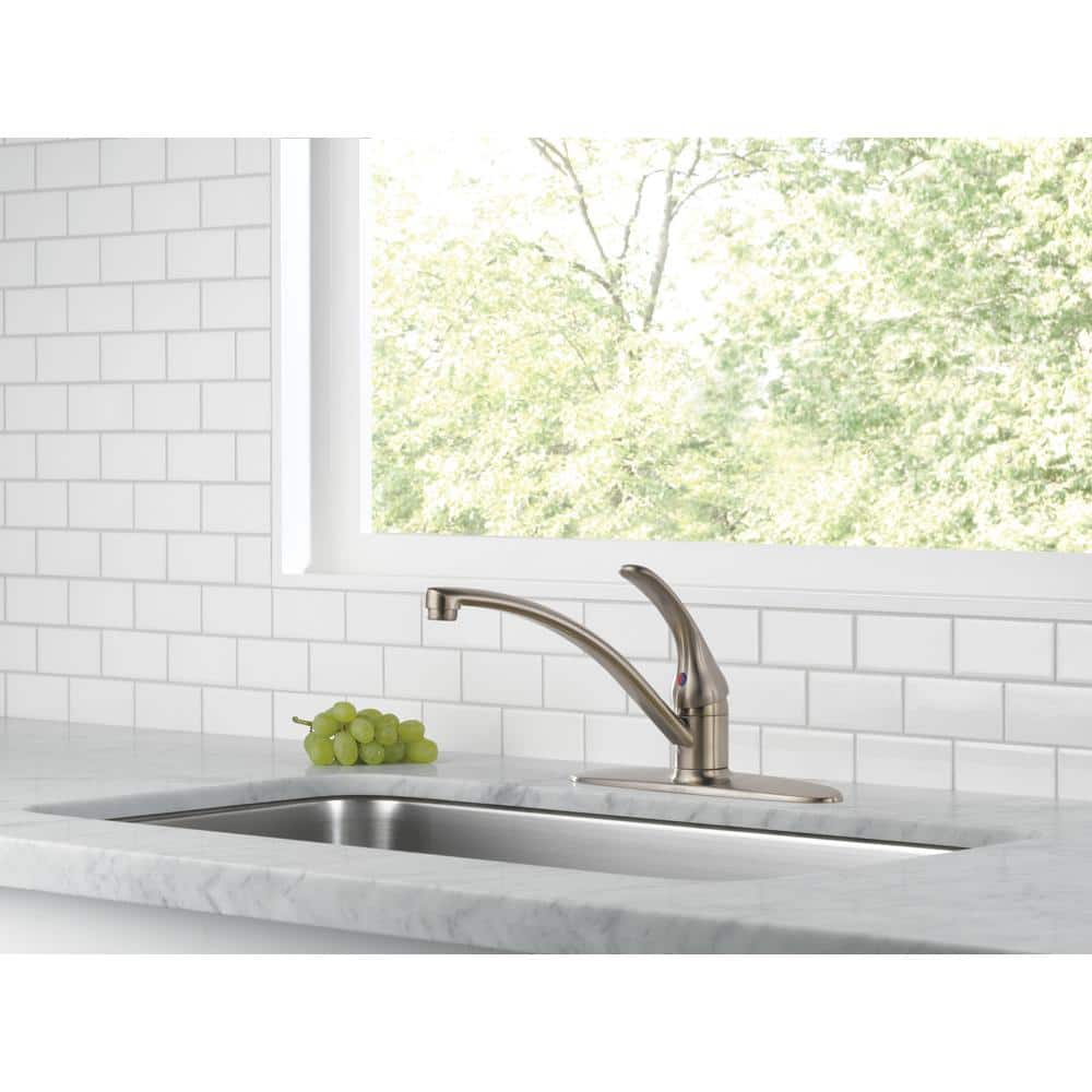 Stainless Steel Single-Handle Deck Mounted Kitchen Faucet