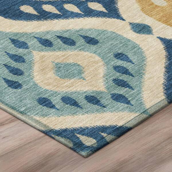 Chantille Machine Washable Indoor/Outdoor Abstract ACN3123 Baltic 9 ft. x 12 ft. Area Rug