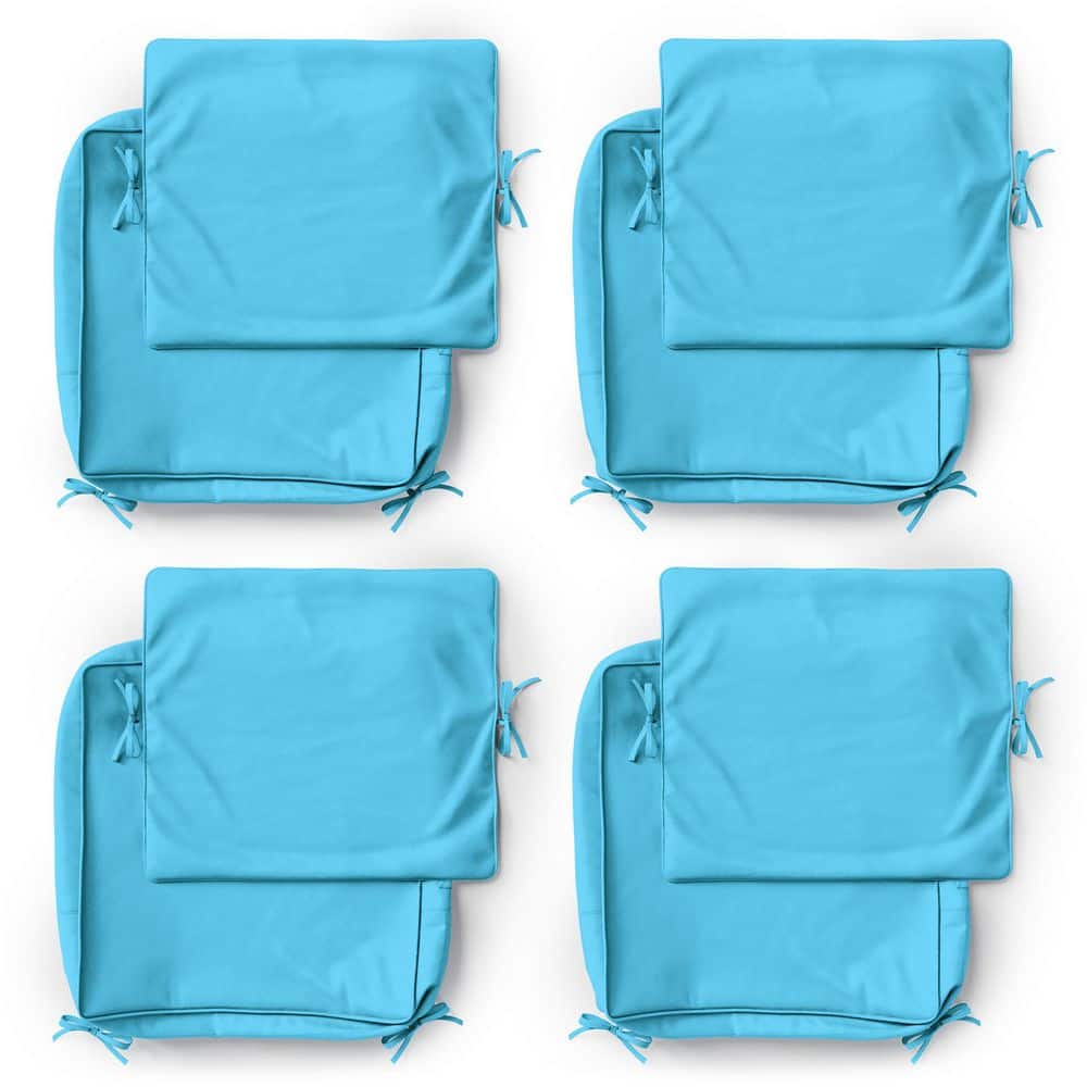 24 in. x 24 in. Slipcover Replacement Outdoor Waterproof Seat and Back Cover Set for Chair and Sofa Lake (4-Pack) price history on PriceWatchPro