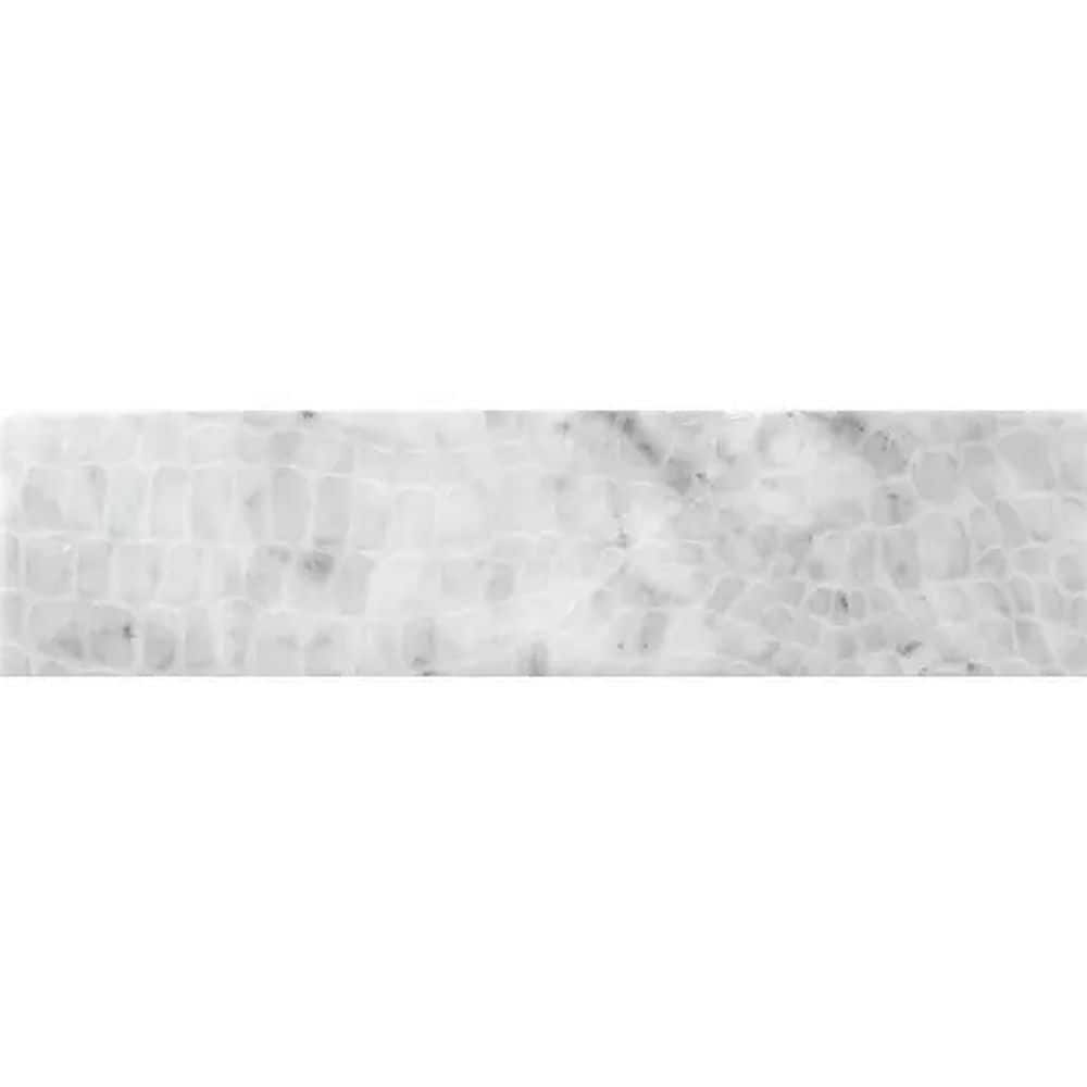 Artisana 3x12 in. Textured Bianco Carrara Etched Reptille Elongated Subway Tile (5 sq ft/case, 20-Pack) price history on PriceWatchPro