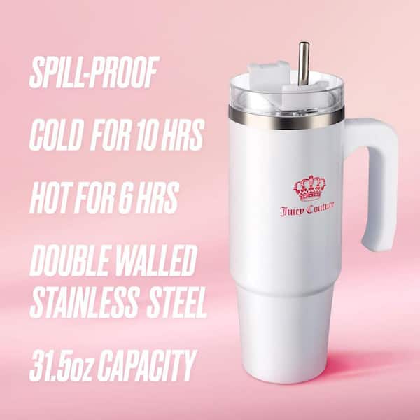 JUICY COUTURE Juicy Travel Style 31.5 oz. Pure White Stainless JUICY COUTURE Juicy Travel Style 31.5 oz. Pure White Stainless
