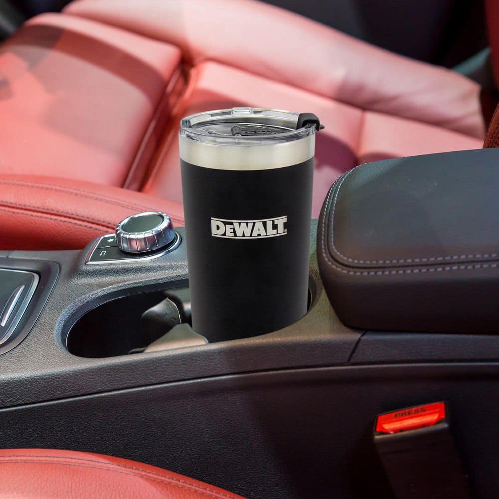 DEWALT 30 oz. Stainless Steel Black Powder-Coated Tumbler