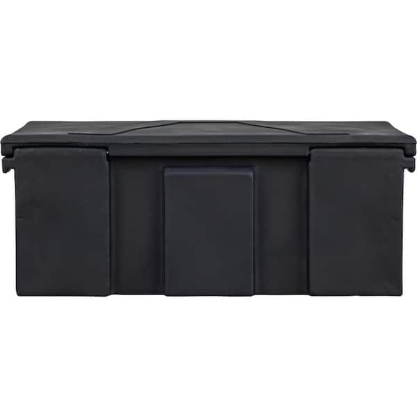 17.25 in. x 19 in. x 44 in. Matte Black Plastic All-Purpose Truck Tool Box Chest 17.25 in. x 19 in. x 44 in. Matte Black Plastic All-Purpose Truck Tool Box Chest