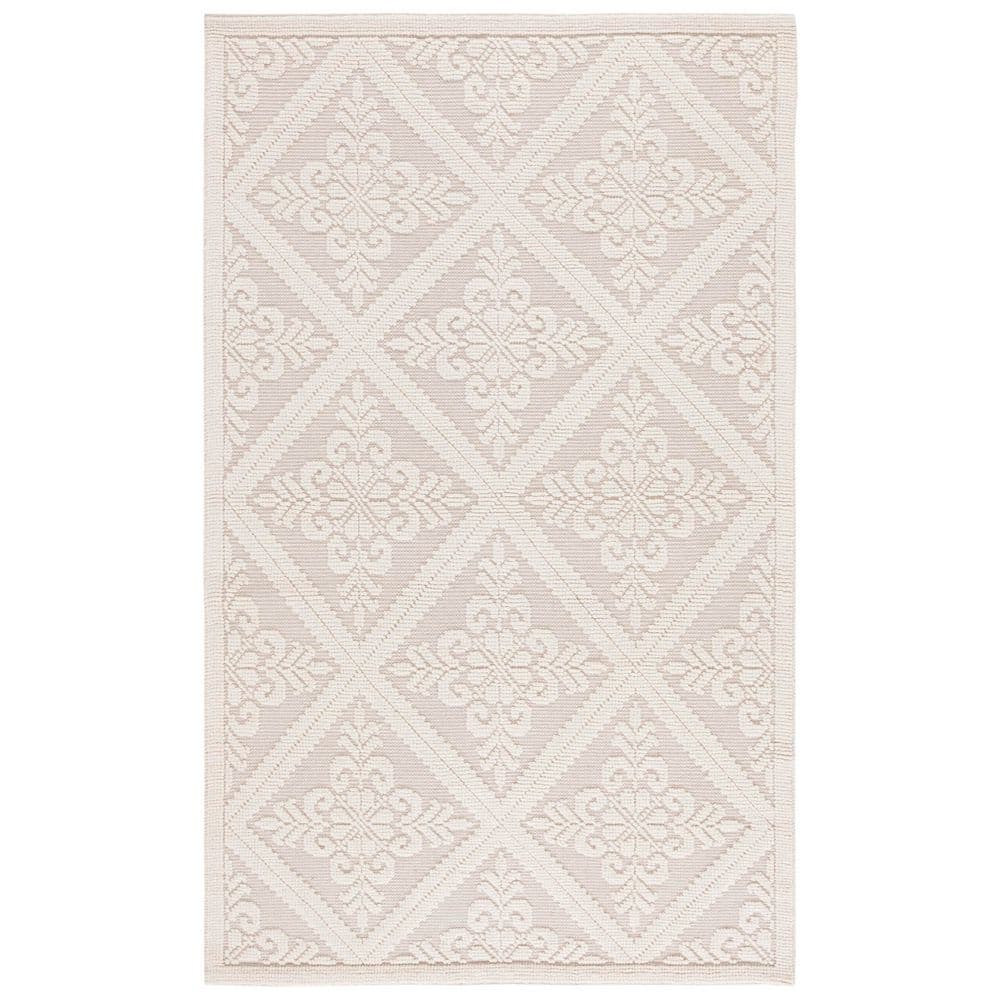 Vermont 6 ft. x 9 ft. Ivory Diamond Ornate Area Rug price history on PriceWatchPro
