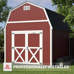 Professionally Installed Tahoe Independence 10 ft. x 12 ft. Wood Storage Shed with 7 ft. High Sidewall (120 sq. ft.)