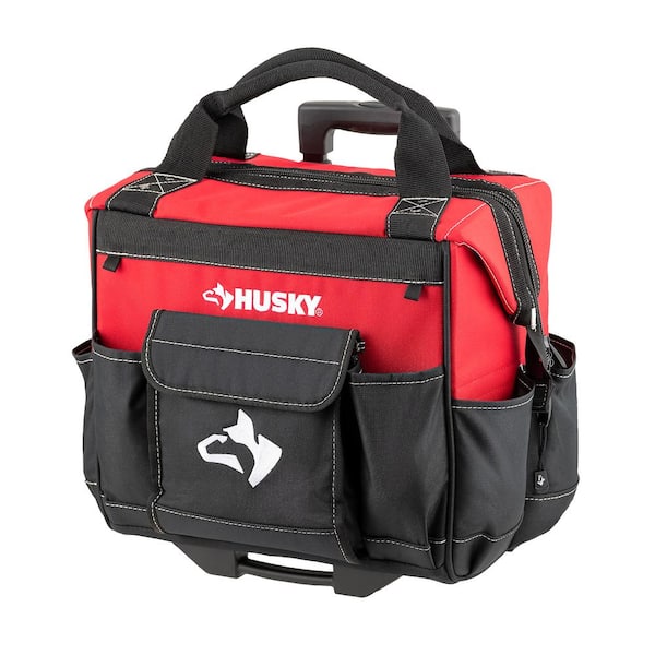 Husky HD65014-TH 14 in. 13 Pocket Rolling Tool Bag - 3