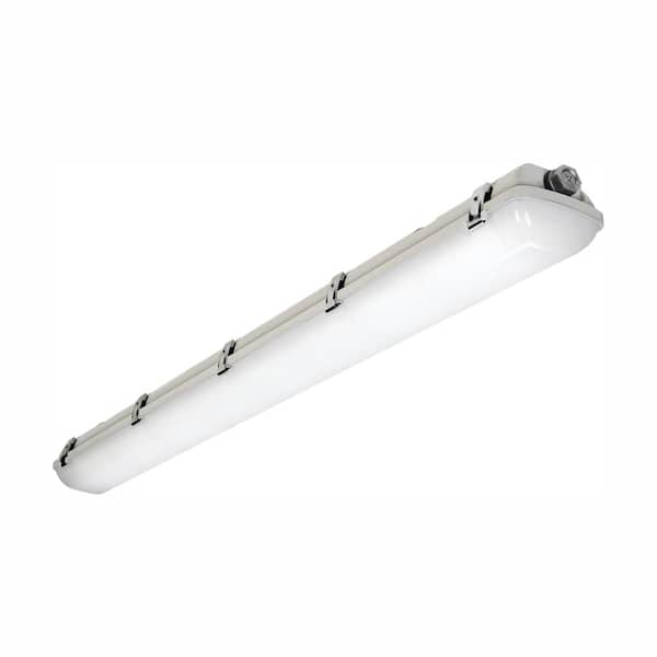 Metalux 4 ft. 39-Watt White Integrated LED 4500-Lumens UNV Voltage Commercial Vaportite High Bay Light