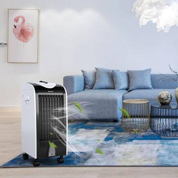 256 CFM 3-Speed Portable Evaporative Cooler Fan for 100 sq.ft.
