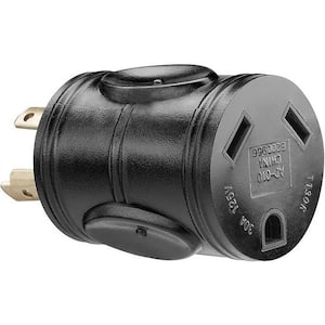 30 Amp 240-Volt to 30 Amp RV Outlet Adapter