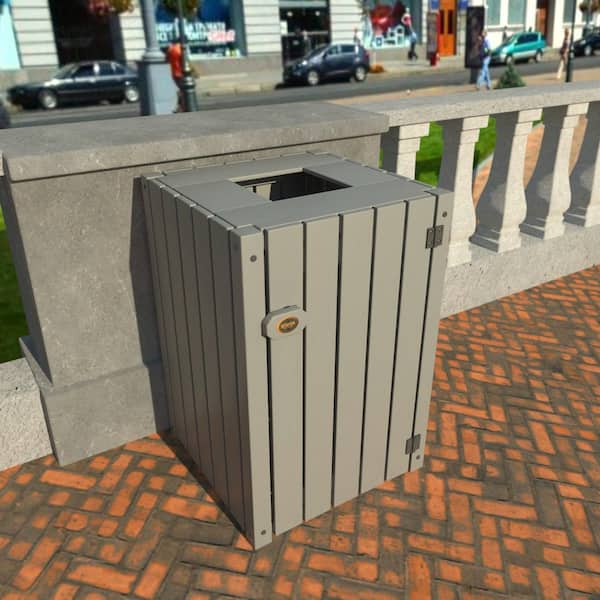 Commercial 40 Gal. Open Trash Can