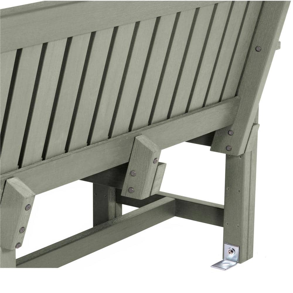 Eucalyptus 6ft Gray Commercial Grade Garden Bench
