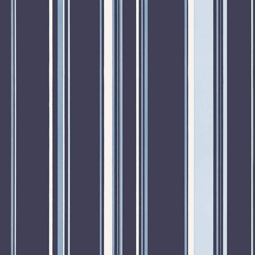 Smart Stripes 3 Blue Casual Stripe Matte Finish Non-Pasted Vinyl on Non-Wov