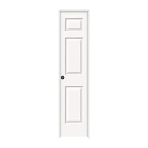 18 in. x 80 in. Colonist White Painted Right-Hand Textured Molded Composite MDF Single Prehung Interior Door