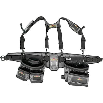 37-Pocket Pro Tool Suspension Rig with Integrated Back Support